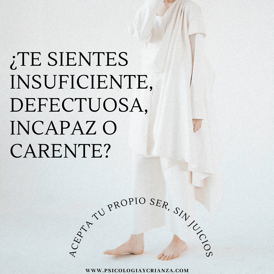 te sientes insuficiente